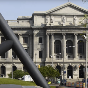 Cuyahoga County Courthouse from the Justice Center