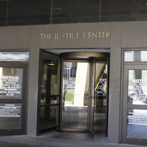 Justice Center entrance