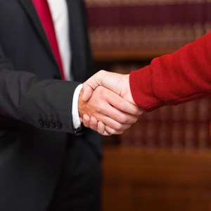 People shaking hands