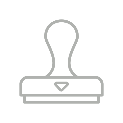 Notary stamp icon