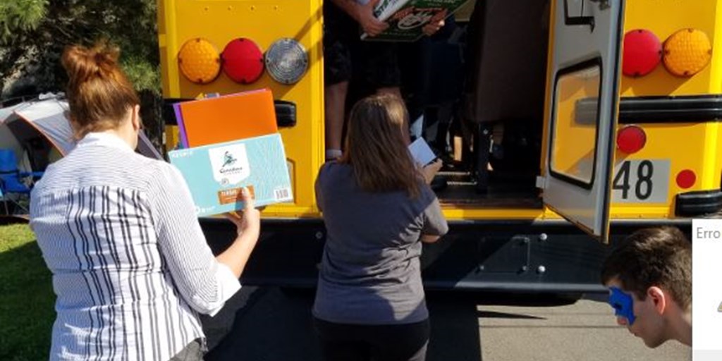 Court Employees Collect School Supplies