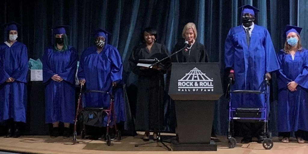 Recovery Court Graduates "Rock"