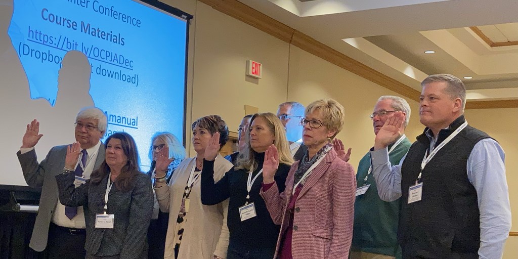 Judge Sheehan Sworn In As OCPJA VP